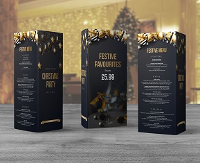 Christmas Menu (Table Talkers) 